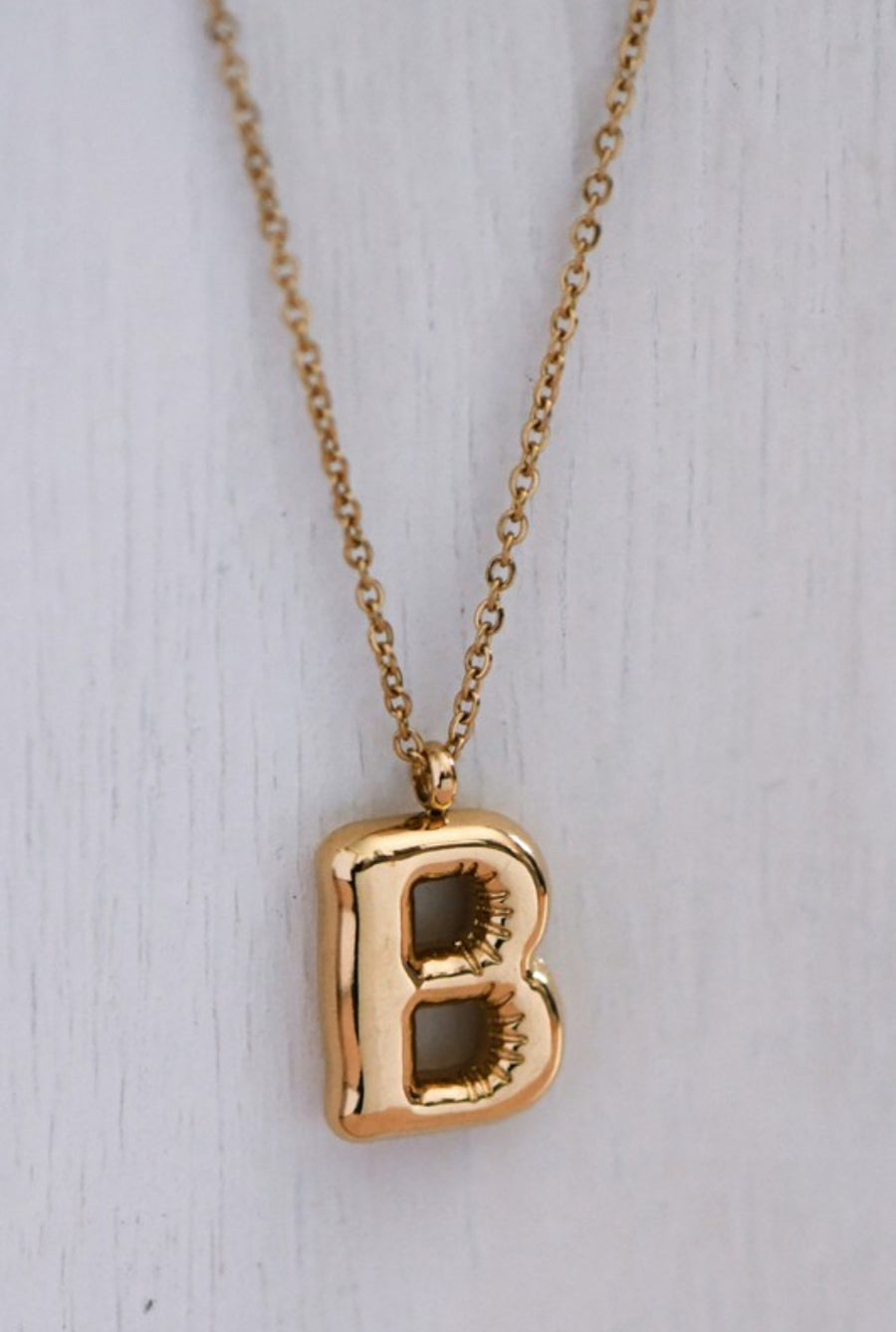 The Mia Initial Bubble Necklace