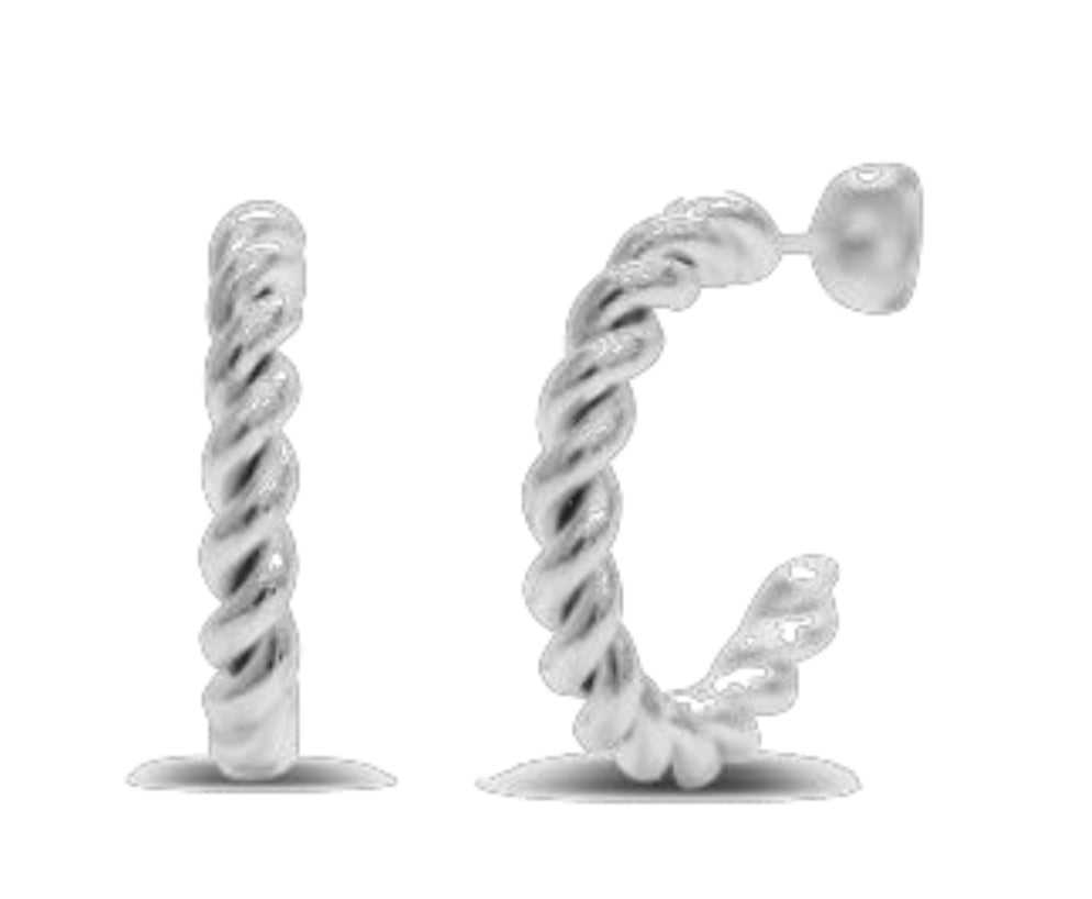 ISLA Twisted Hoop Earrings