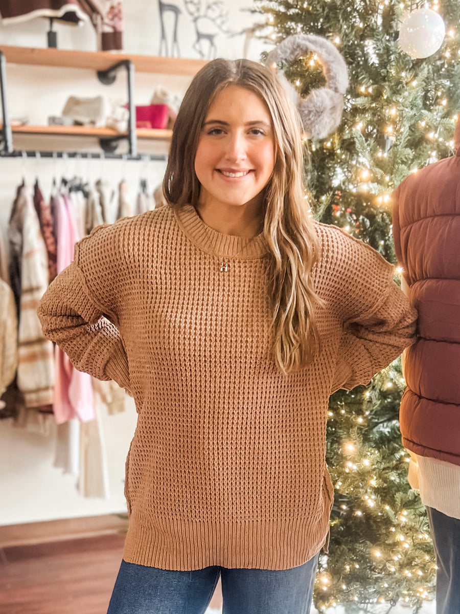 The Erika Taupe Sweater