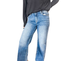 Zenana HW Wide Leg Jeans