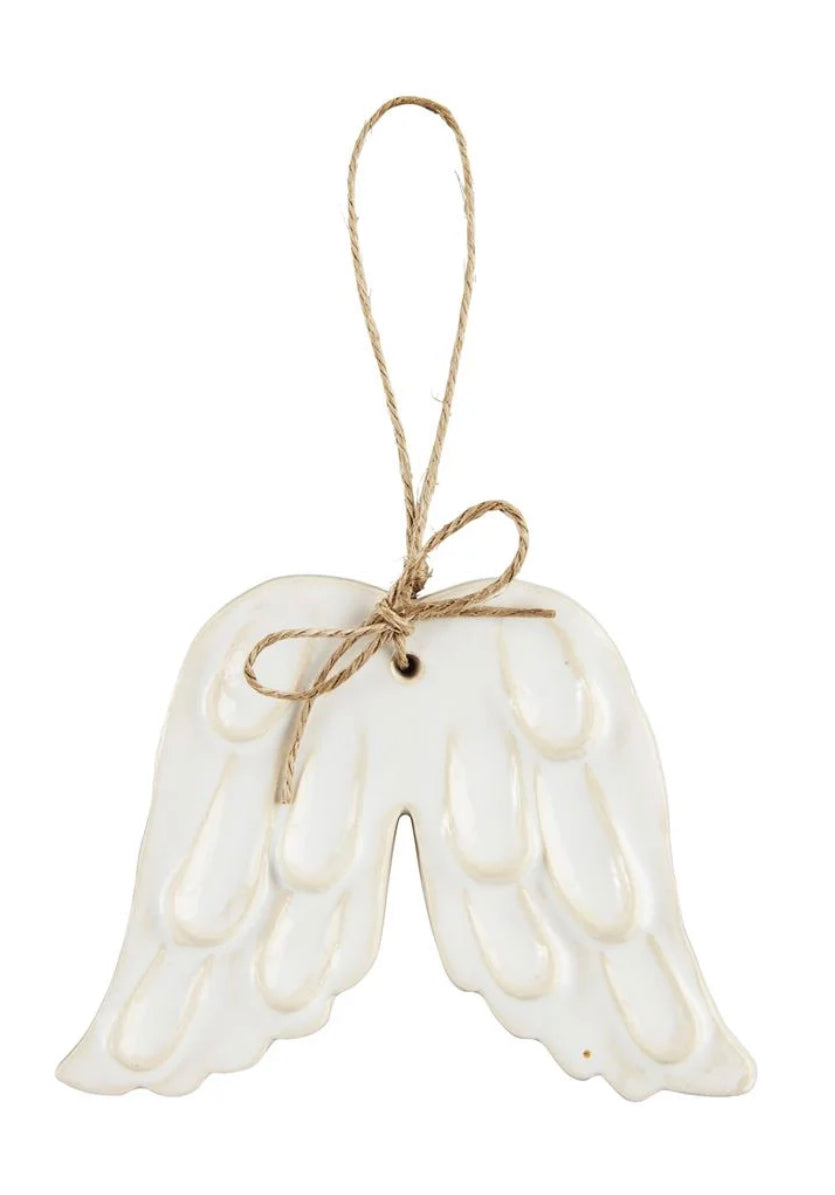 Mud Pie White Glazes Ornament