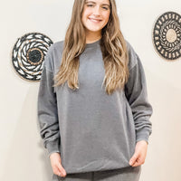 The Catlyn Grey Oversized Sweatshirt