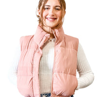 The Kayla Blush Vest