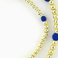 Stylish stack bracelet Set Blue and Gold