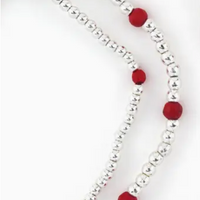 Erimish Stack Bracelet Bead Set - Red
