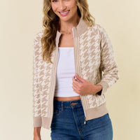 The Kasi Knit Pattern Jacket