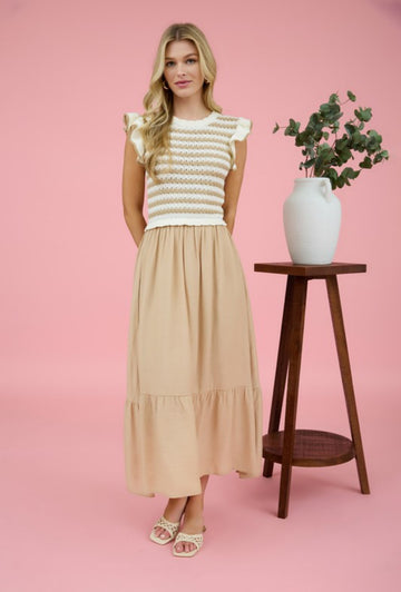 The Grace Sweater Top Midi Dress