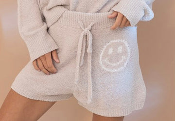 Full Of Smiles Soft Sweater Shorts