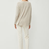 The Lucy Hacci Brushed Wide Neck Knit Top