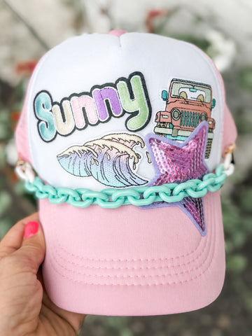 Sunny Waves Trucker Hat