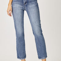 PLUS Risen High Rise Crop Straight Jean