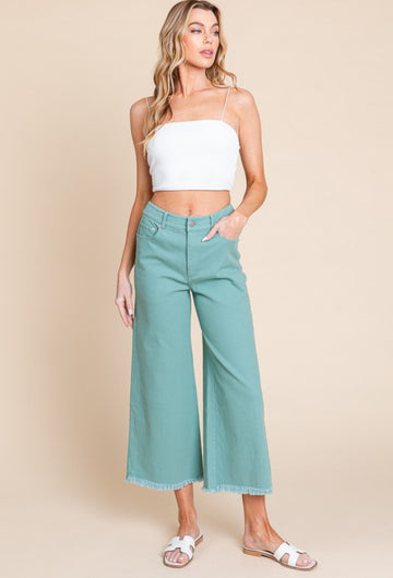 The Lenny Sage Wide Leg Pants