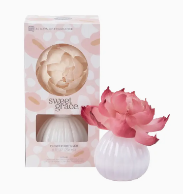 Sweet Grace Flower Diffuser White