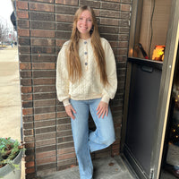 Flying Monkey HR Raw Hem Wide Jeans