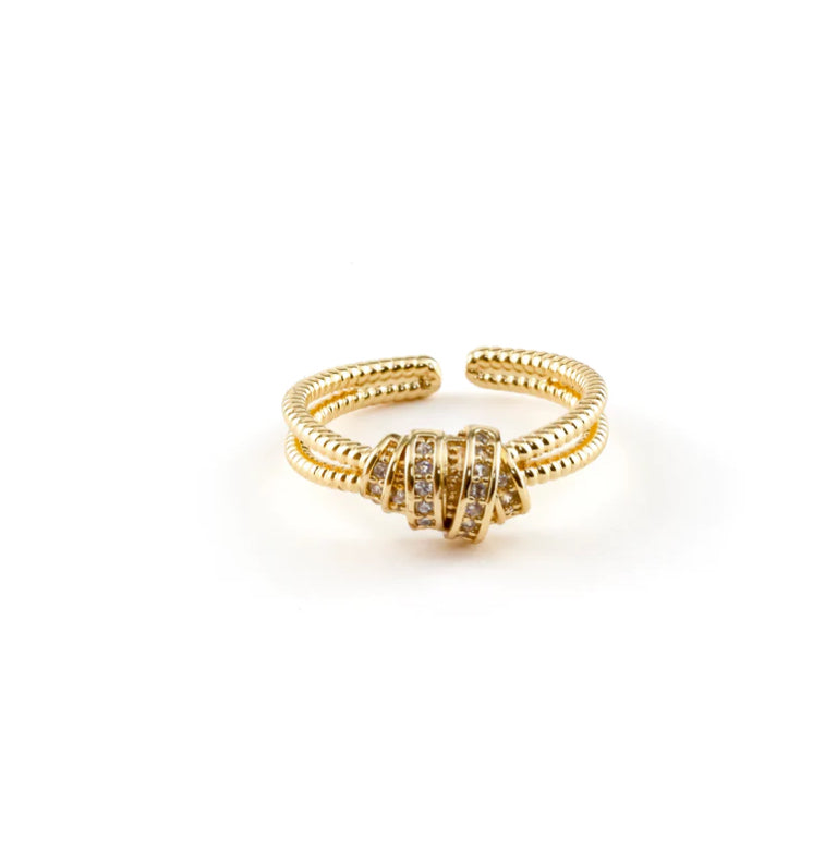 Erimish Gold Twisted Ring