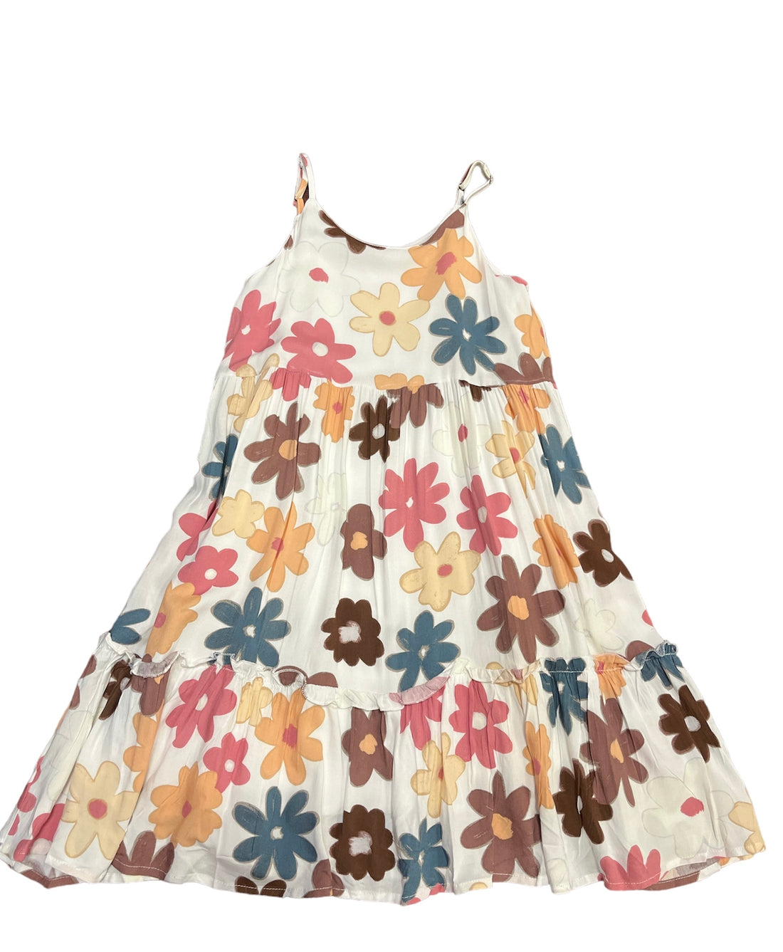 Girls Floral Tiered Dress
