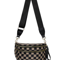 Frankie checkered sling bag - multiple colors