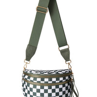 Frankie checkered sling bag - multiple colors