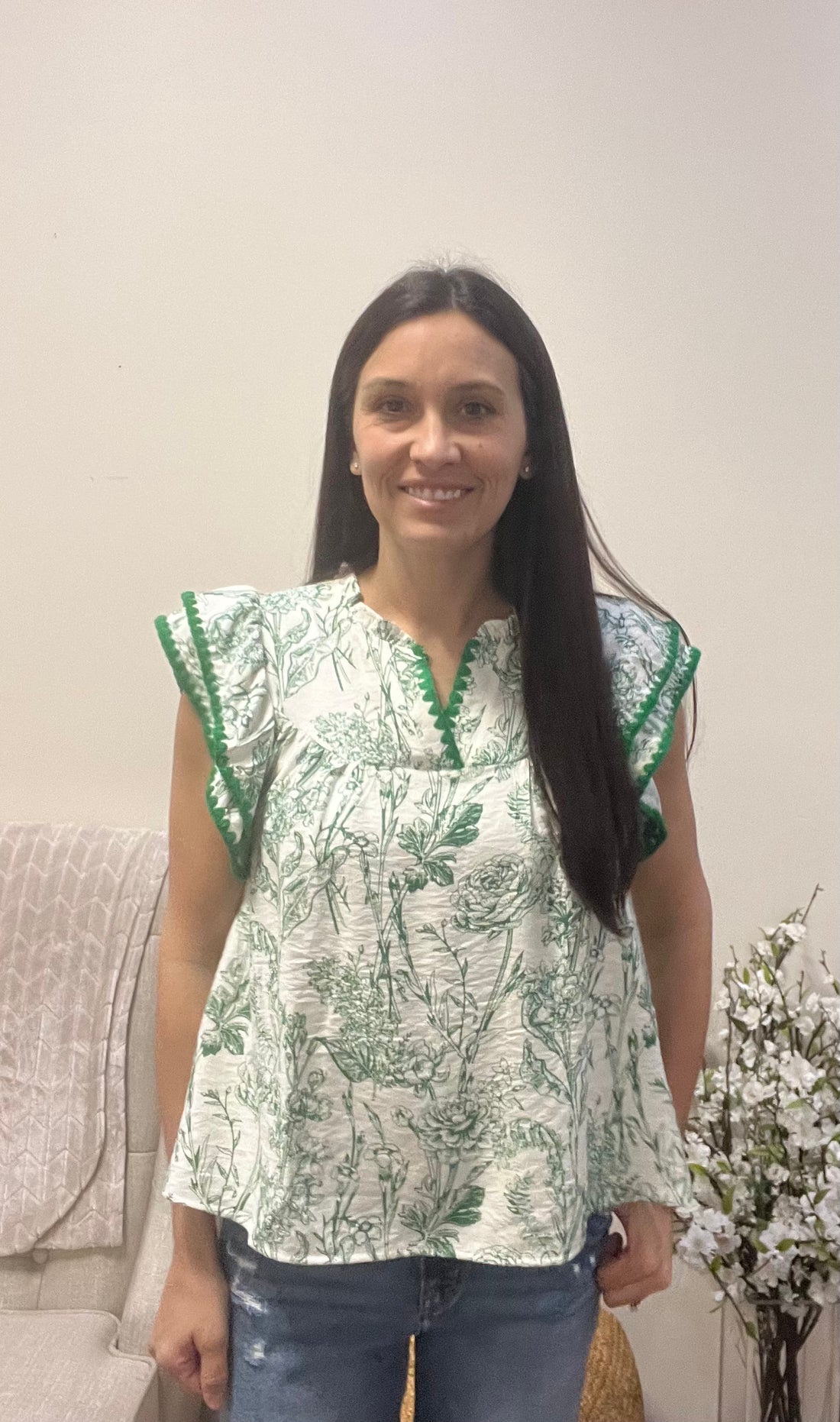 Sweet Style Ruffle Sleeve