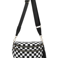 Frankie checkered sling bag - multiple colors