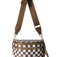 Frankie checkered sling bag - multiple colors