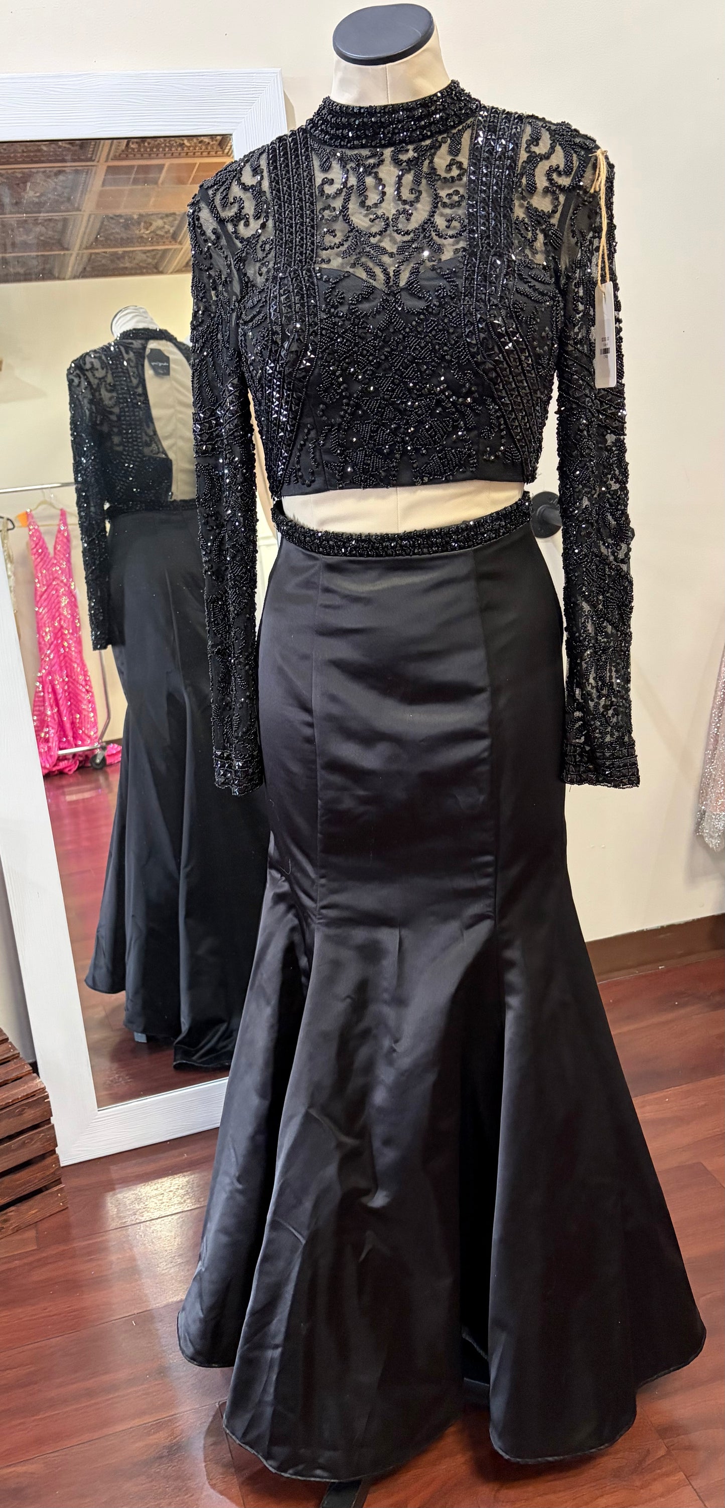 Sherri Hill 2-Piece Gown – Size 4