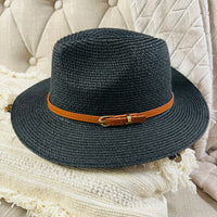 Straw Fedora Hat (6 colors)