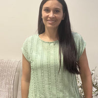 Chic Solid Cap Sleeve Top