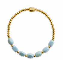 Isla - Pop of Color Meet Me Halfway Blue Sky Bracelet