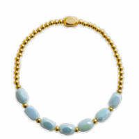 Isla - Pop of Color Meet Me Halfway Blue Sky Bracelet