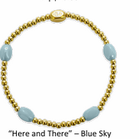 Isla - Pop of Color Here & There Blue Sky Bracelet
