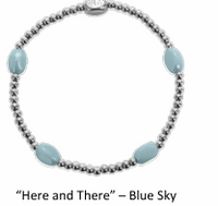 Isla - Pop of Color Here & There Blue Sky Bracelet