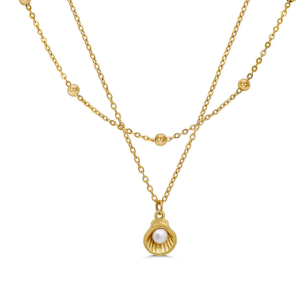 "Here's the Skinny" 2-Pack Necklaces - Life's a Beach – With Ball Chain