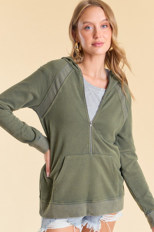 The Susie So Soft Olive Hoodie