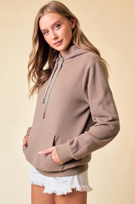 The Linda Lt Mocha Hoodie