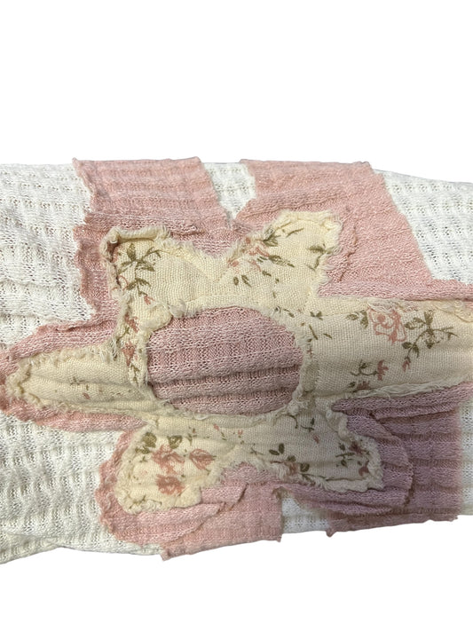 Ditsy Floral Waffle Henley Top