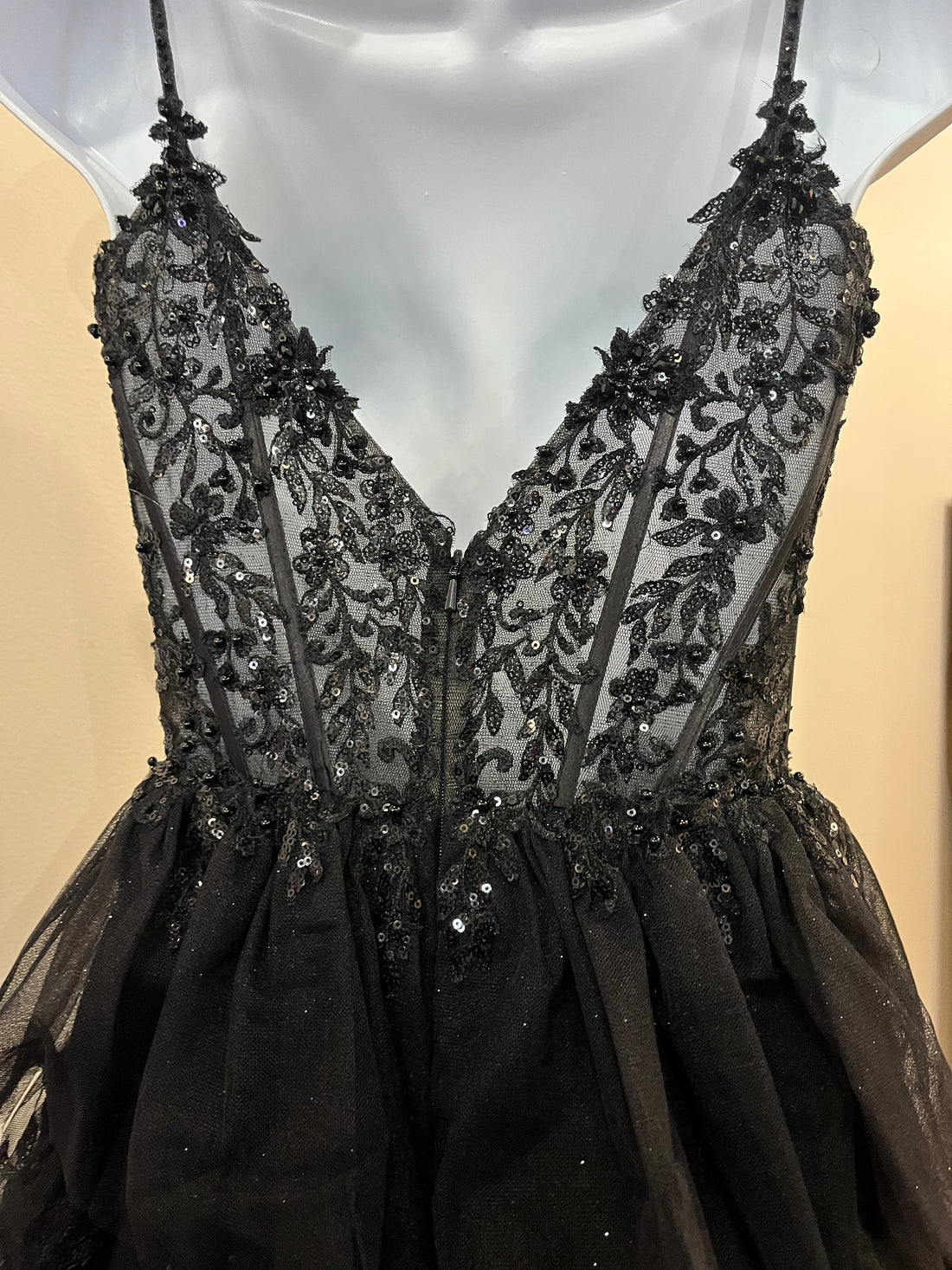 (5)Sherri Hill - Size 0 Black
