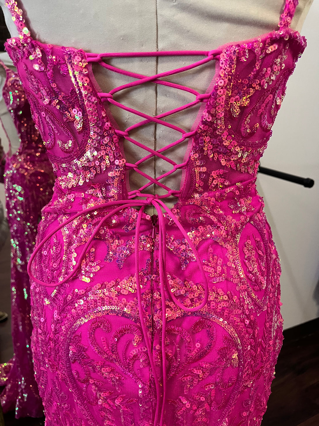 (12) 2 Cute-Hot Pink-Size 8