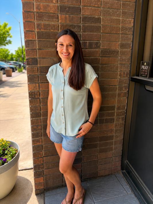 Effortless Button Blouse