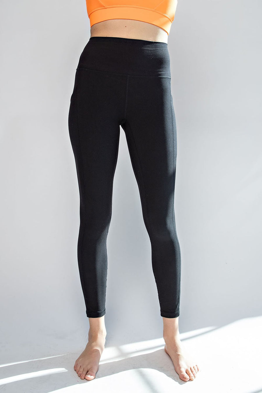 Buttery Soft Yoga Pants With Pockets Black