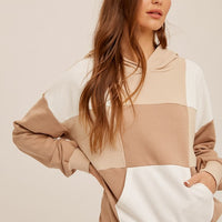 Extra Special Taupe Hooded Pullover