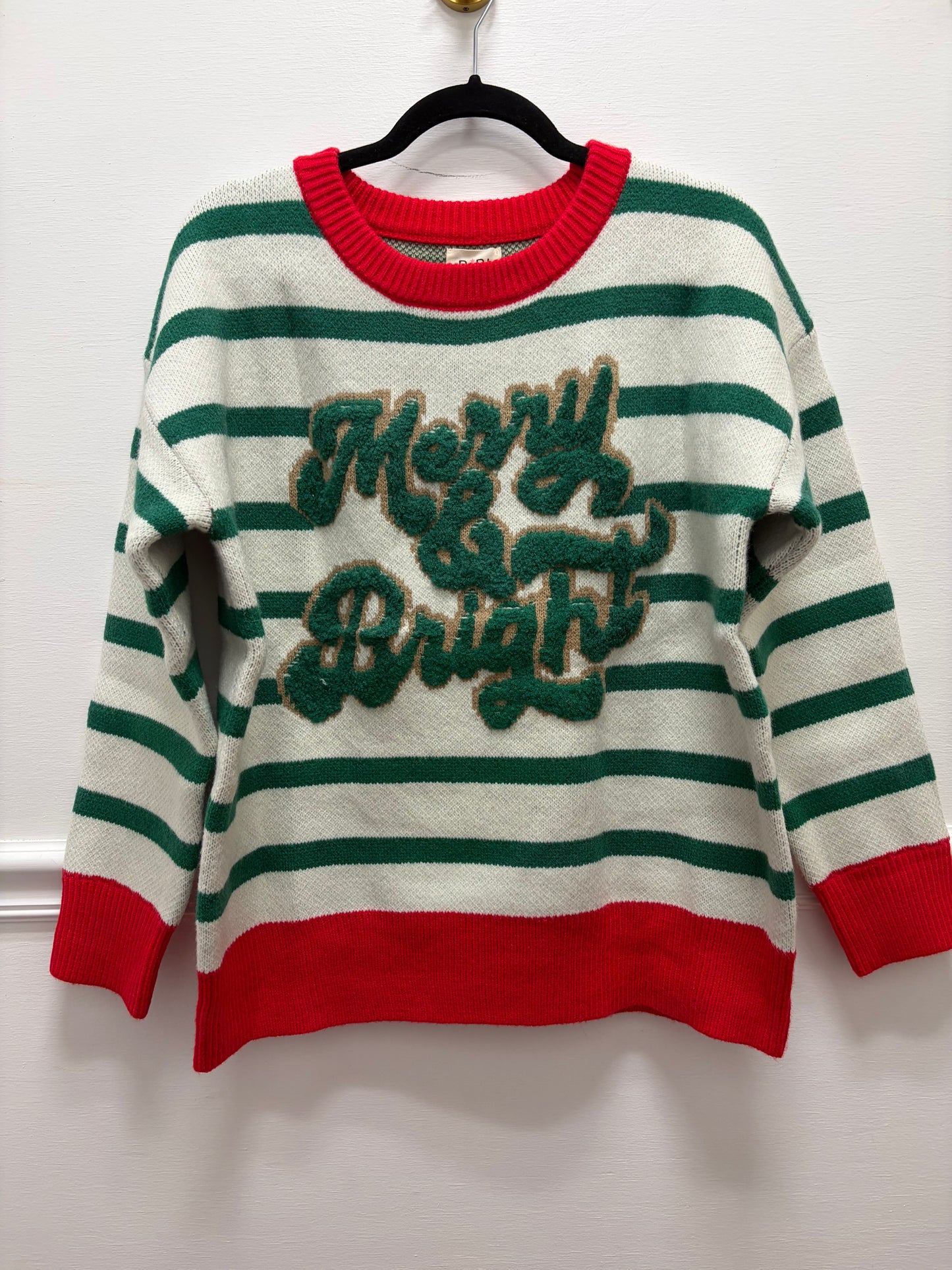 Christmas Stripe Knit Top