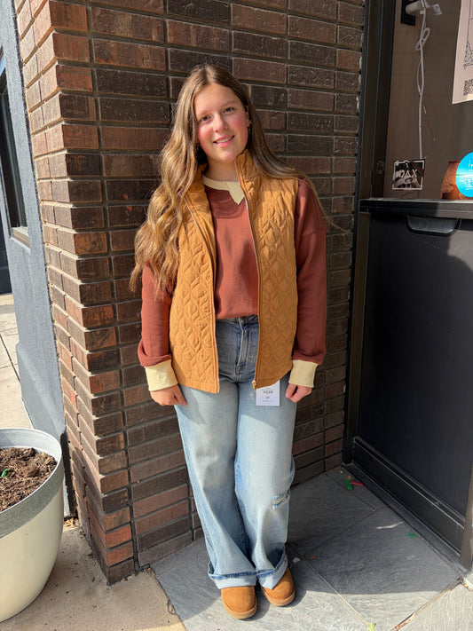 Golden Hour Quilted Vest
