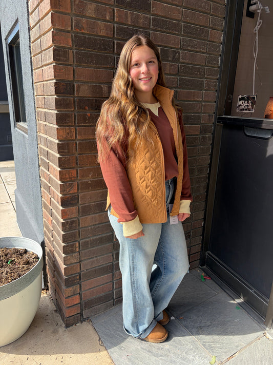 Golden Hour Quilted Vest