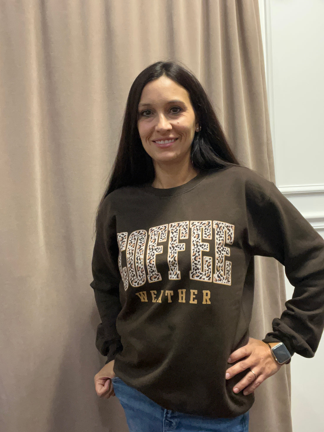 Coffee weather crewneck 