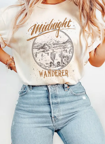 MIDNIGHT WANDERER GRAPHIC T