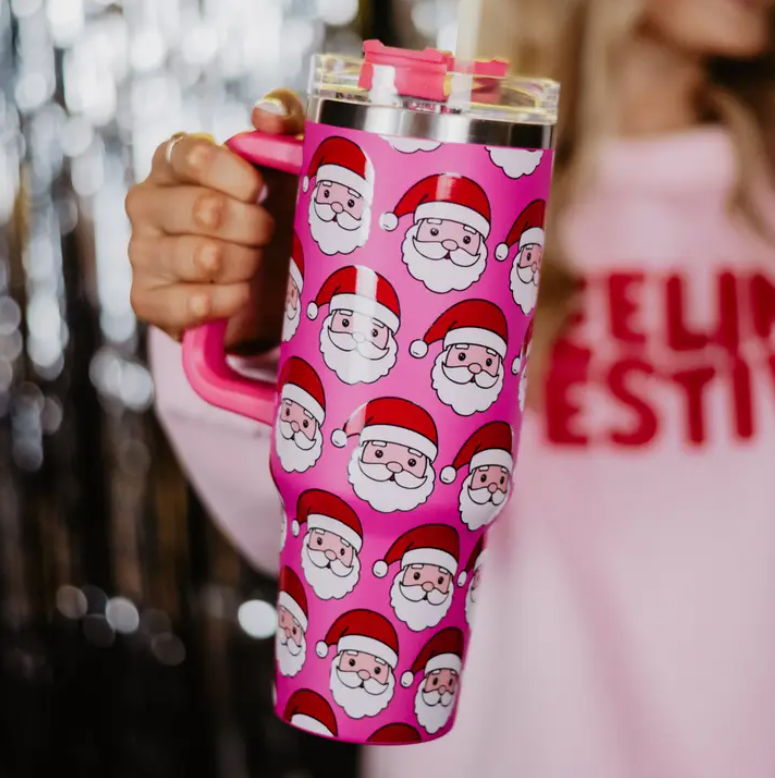Santa Clause Tumbler. Christmas Gifts for Her! 