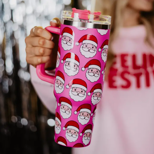 Santa Clause Tumbler. Christmas Gifts for Her! 