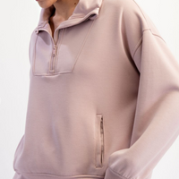 Buttery soft quarter zip up comfy wear