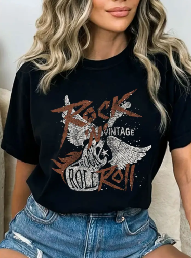 Rock N Roll Vintage T